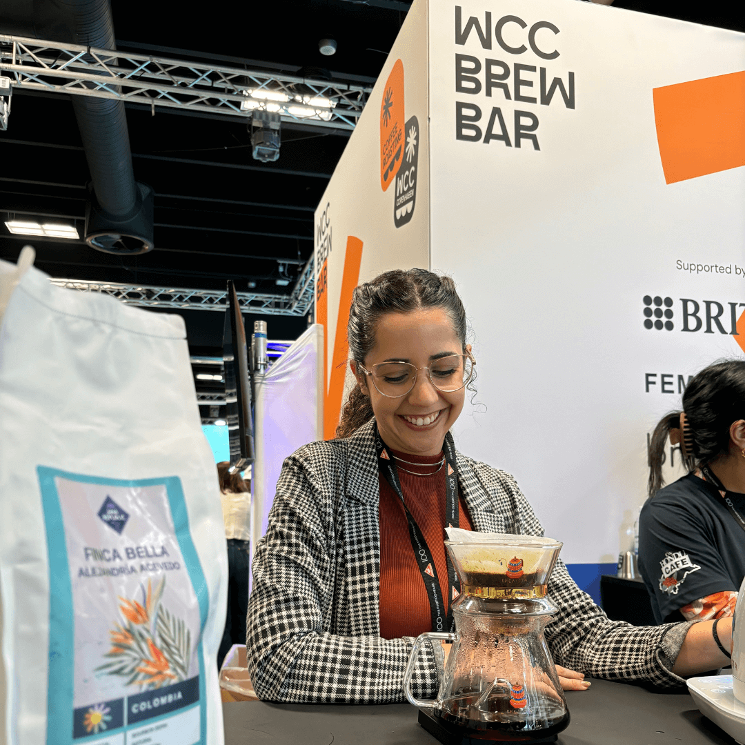 Coffee Quality Consultant brewing a single origin coffee