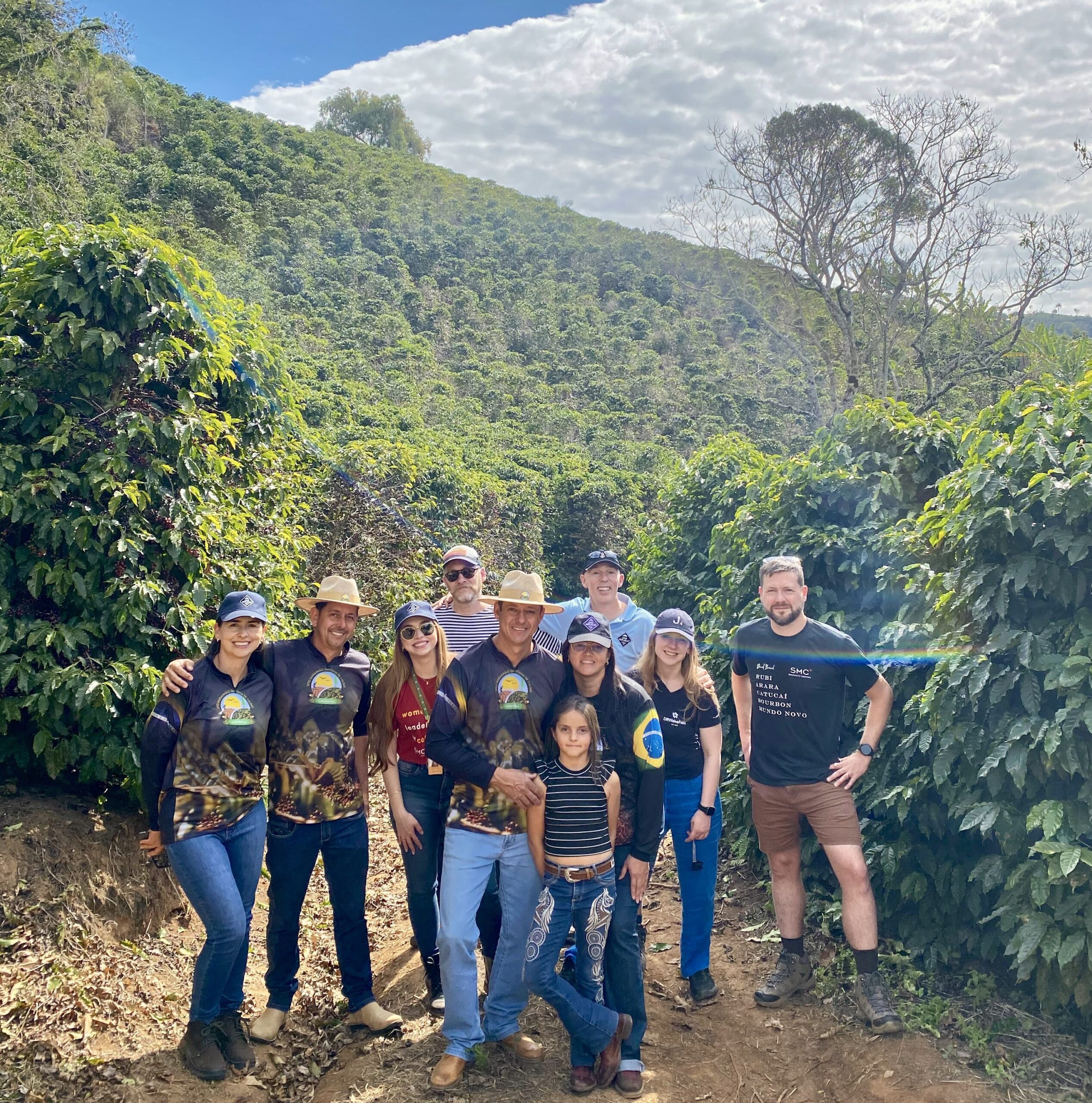 Java Republic Team visit Donas do Café farm in Brazil during an Origin Trip in 2025